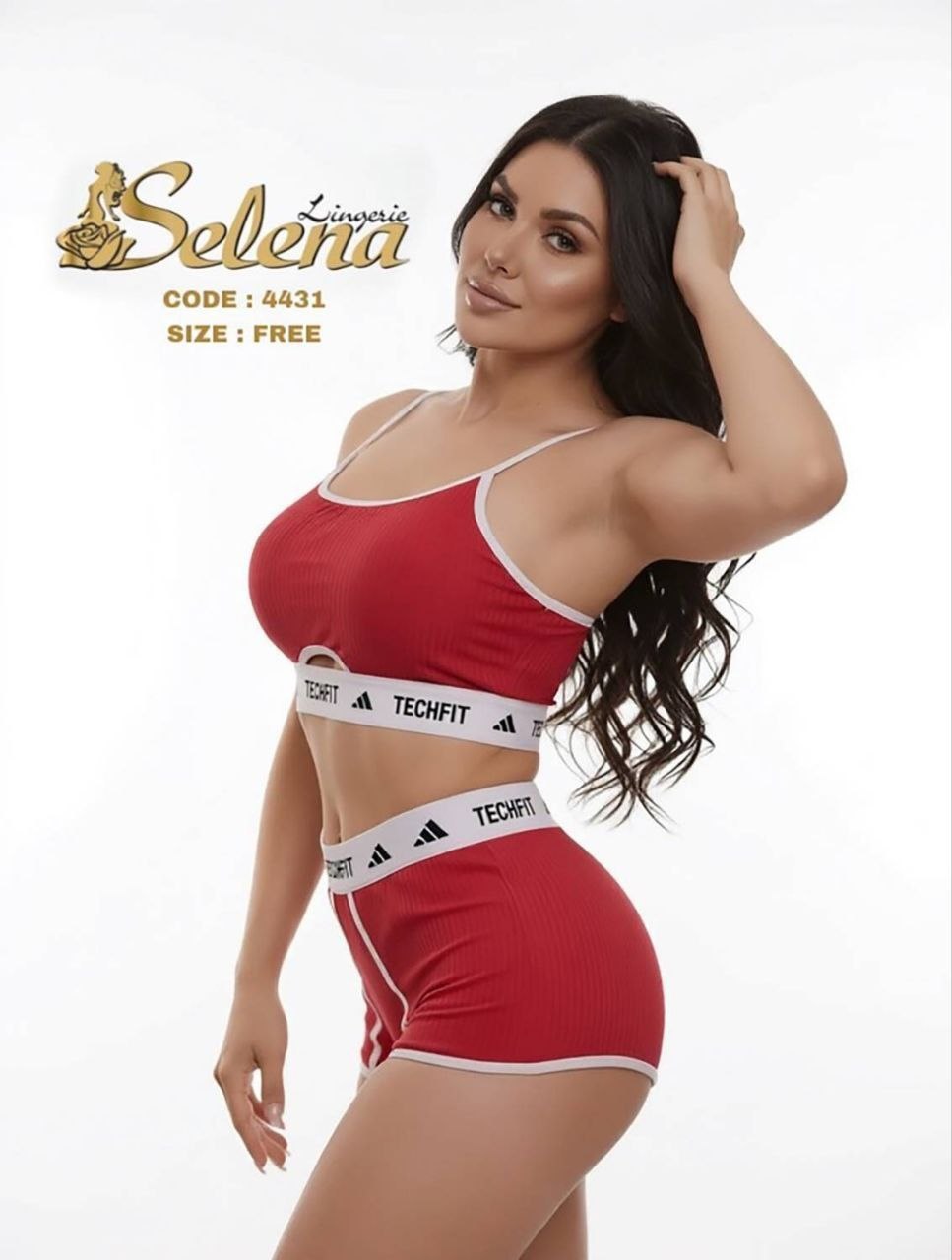 ست نیم‌تنه و شورتک اسپرت فانریپ سلنا Selena کد 4431
