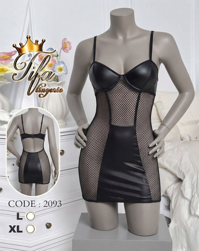 تونیک زنبوری فنردار زنانه کد 2093 (سایز L/XL)