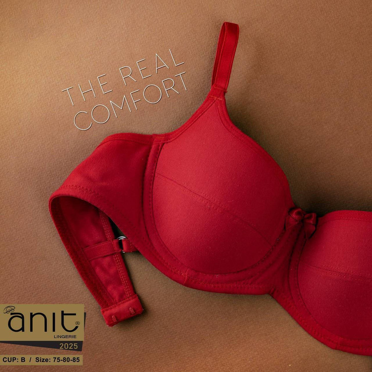 سوتین تمام نخی اسفنجی کملایه برند آنیت ترک (Anit) کد 20251
